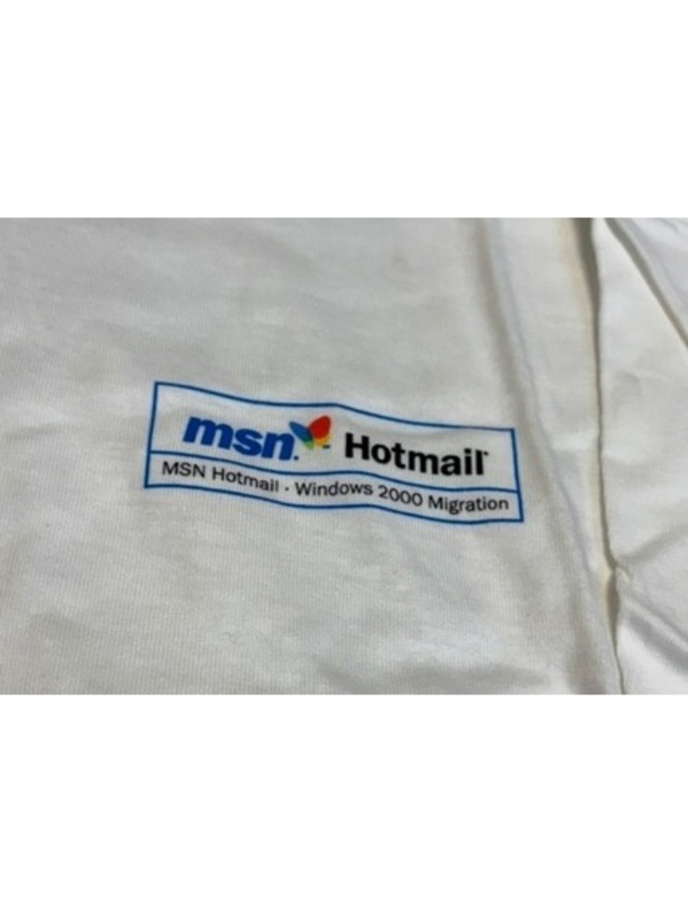 MSN Hotmail Windows Migration 2000 Tshirt in package